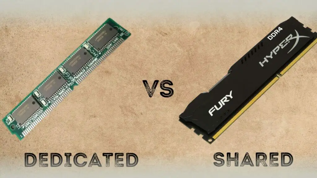 dedicated vs shared memory